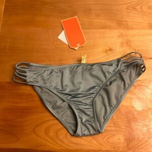 Gianni bini blue shiny bikini bottoms